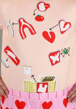 Operation Game Costume For Men -Haunt Haven Shop adult operation game costume alt 3