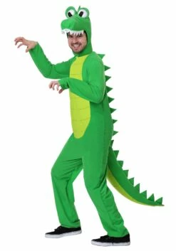 Plus Size Goofy Gator Costume For Adults