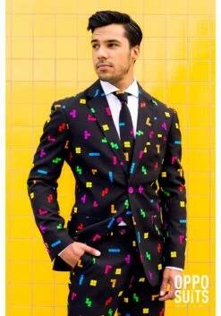 Men's OppoSuits Tetris Suit 5 Men's OppoSuits Tetris Suit -Haunt Haven Shop mens opposuits tetris suit 2
