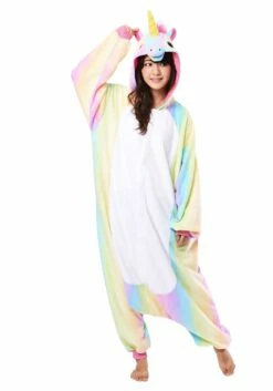 Adult Rainbow Unicorn Kigurumi Costume